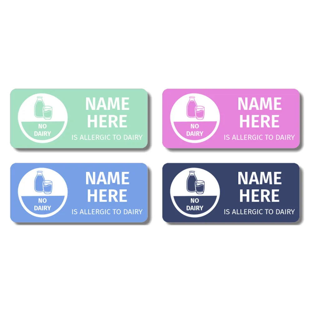 No Dairy Allergy Labels – Dinkleboo AU