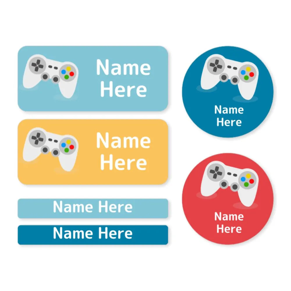 Gaming Mixed Name Label Pack – Dinkleboo AU