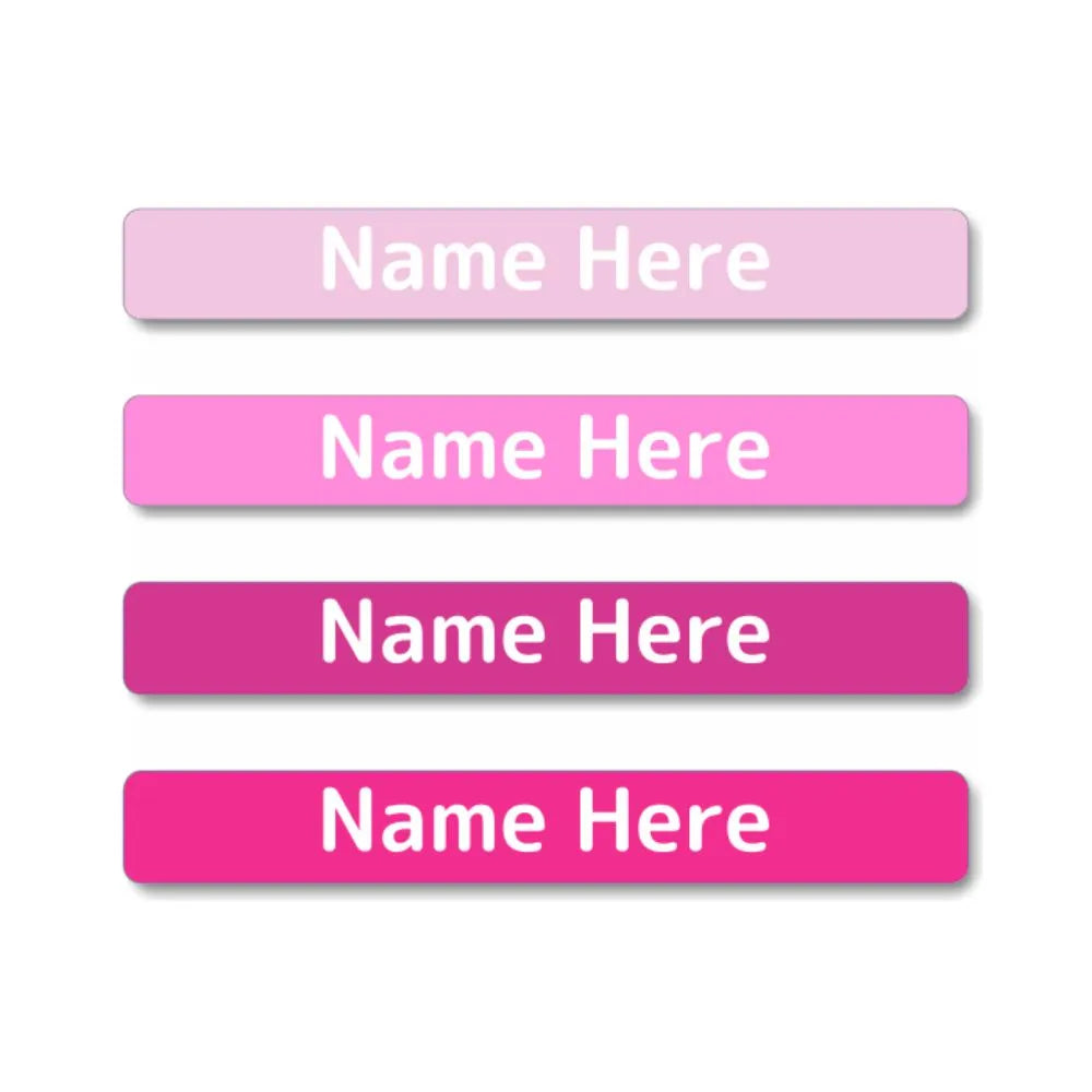 Pinks Mini Name Labels – Dinkleboo AU
