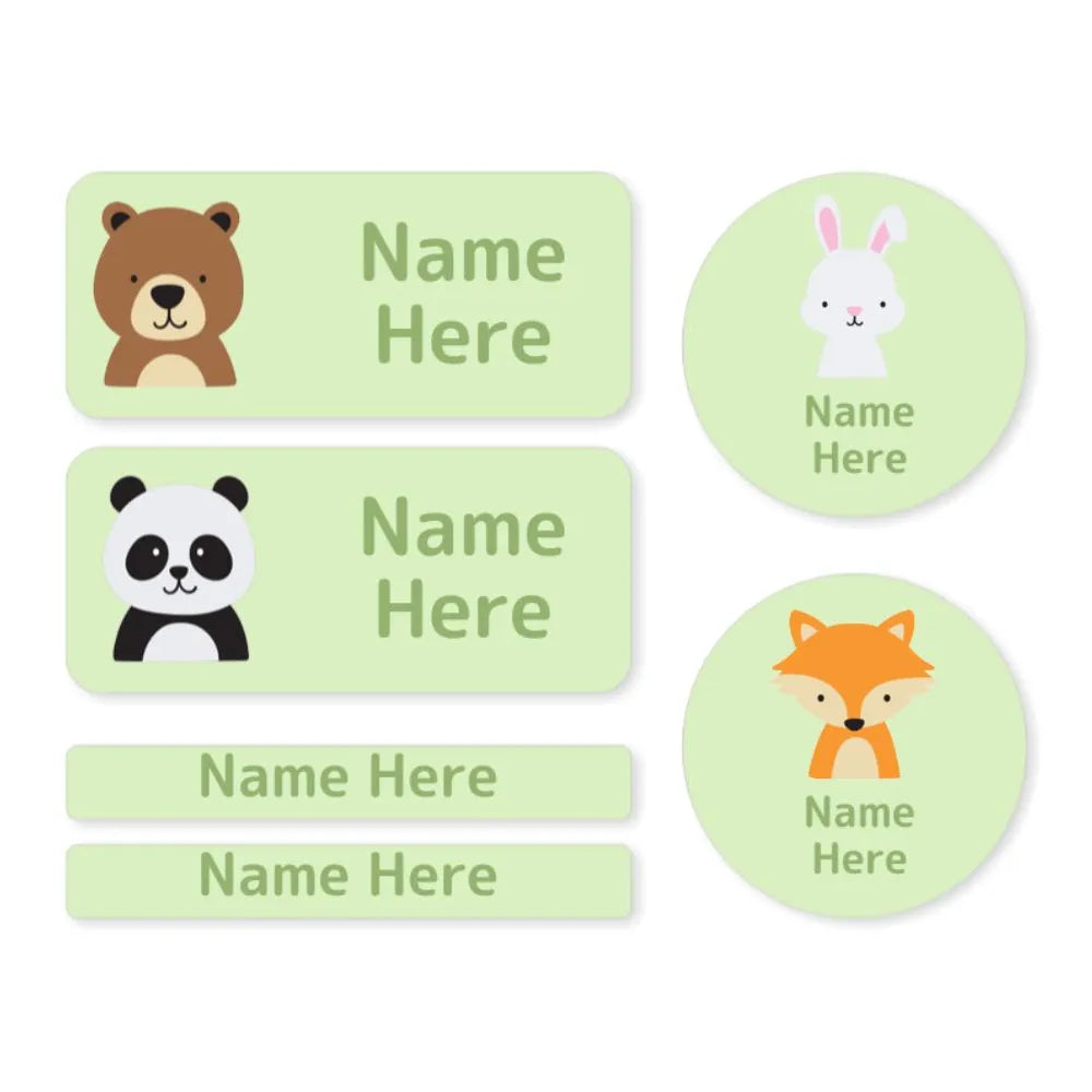 Woodland Animals Mixed Name Label Pack – Dinkleboo AU