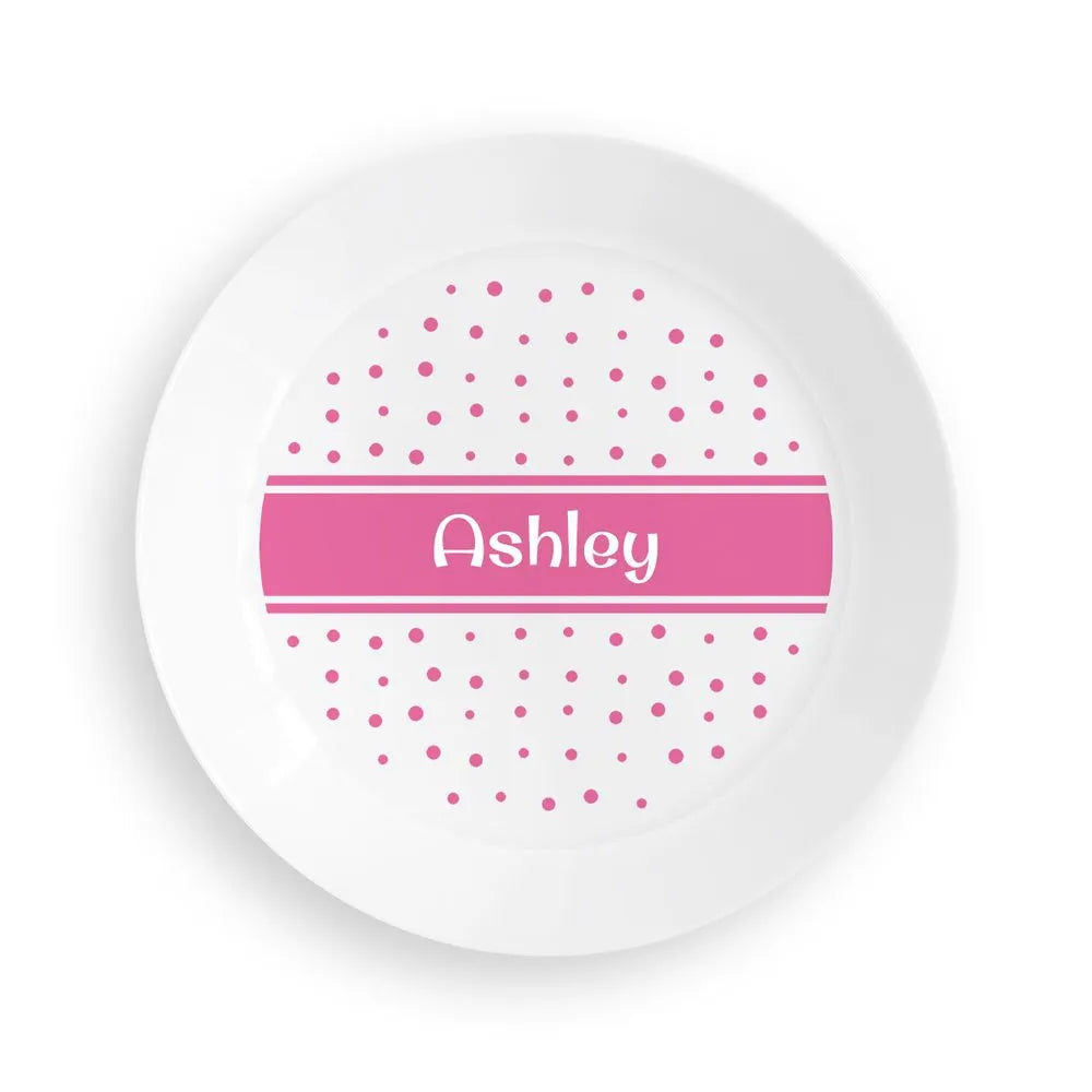 Dotty Kids Plate – Dinkleboo AU