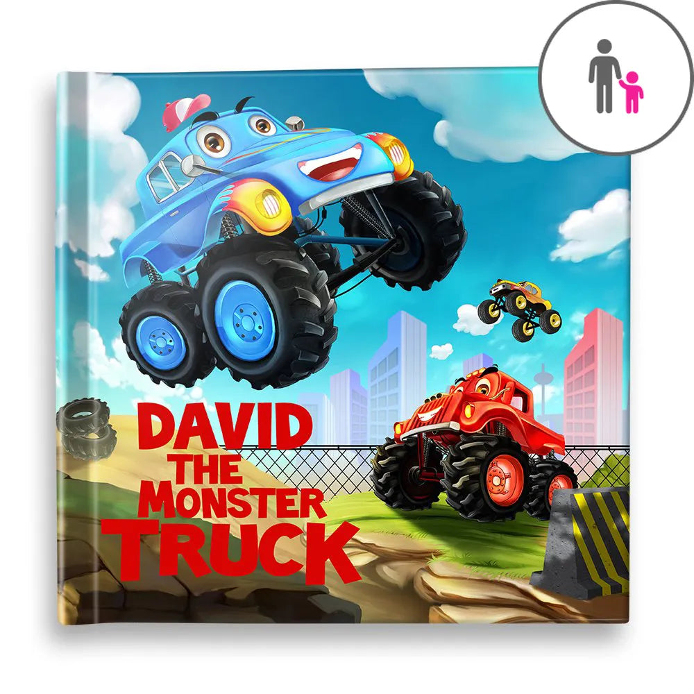 Children's Personalised Monster Truck Book – Dinkleboo AU